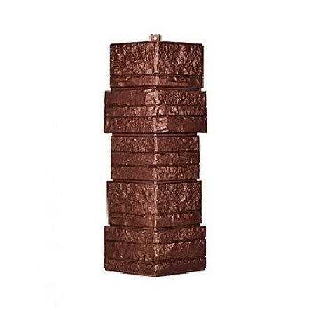 Угол T-Сайдинг-Альпийская Сказка Коричневый купить в Новотроицке