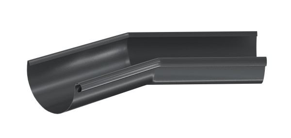 Водосток Aquasistem, система 150x100 - Угол желоба,внутренний 135° RR 23 Маренго купить в Новотроицке