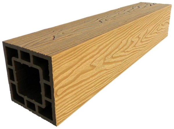 Столб опорный ДПК 3D GardenParkett фактура дерева Бук купить в Новотроицке