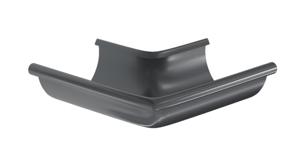 Водосток Aquasistem, система 150x100 - Угол желоба, наружный 90° RR 23 Маренго купить в Новотроицке