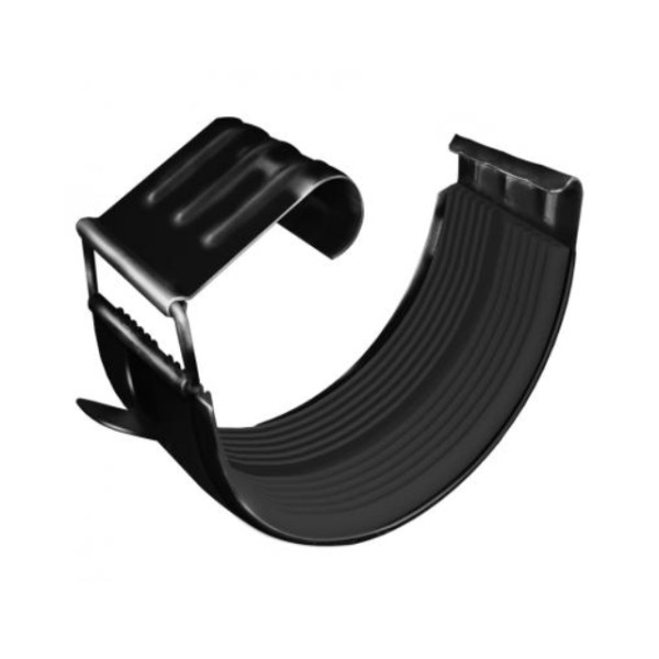 Водосток Grand Line 125x90 – Соединитель желоба RAL 9005 купить в Новотроицке