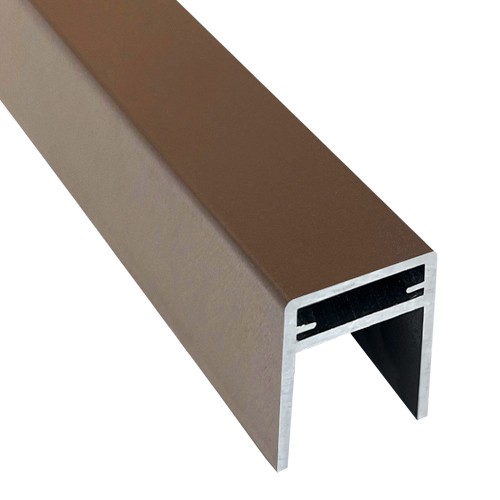 П-профиль Алюминиевый EasyDecking 35x25 Венге купить в Новотроицке