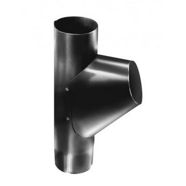 Водосток Grand Line 125x90 – Тройник RAL 9005 купить в Новотроицке