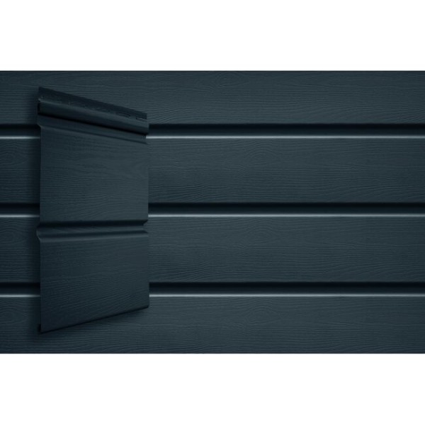 Виниловый сайдинг Grand Line Double-Брус Графит купить в Новотроицке