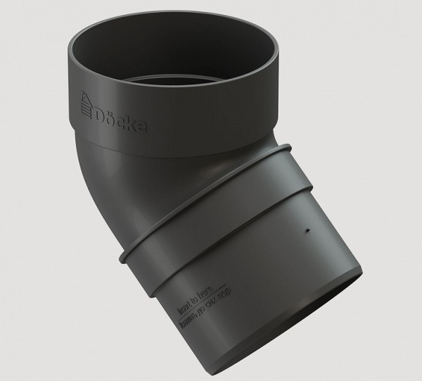 Колено 45˚ПВХ Docke STANDART серый купить в Новотроицке