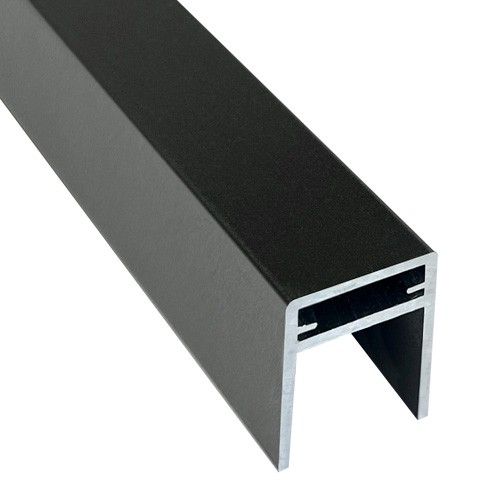 П-профиль Алюминиевый EasyDecking 35x25 Черное дерево купить в Новотроицке