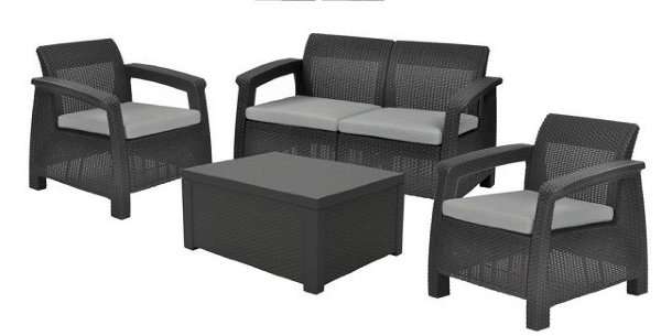 Комплект Corfu box set со столиком-ящиком для подушек (Европа) купить в Новотроицке