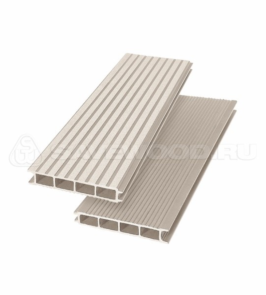 Террасная доска из ДПК SW Ulmus «SaveWood» бежевый купить в Новотроицке
