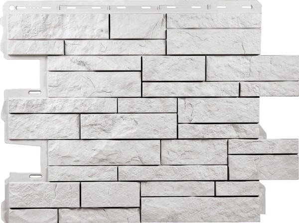 Фасадная панель Альта-Профиль Шотландия Белый купить в Новотроицке