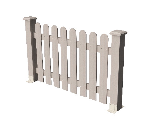 Ограждения декоративное ДПК GRINDERDECO Сежурне выбеленный дуб купить в Новотроицке