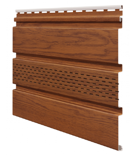 Софит ламинированный VOX NATURE с центральной перфорацией, Золотой-дуб купить в Новотроицке