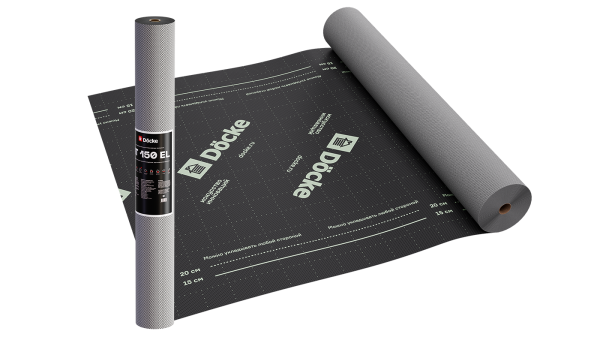 Супердиффузионная мембрана Docke, АT 150 EL трёхслойная, (универсальная с клеевой полосой) купить в Новотроицке