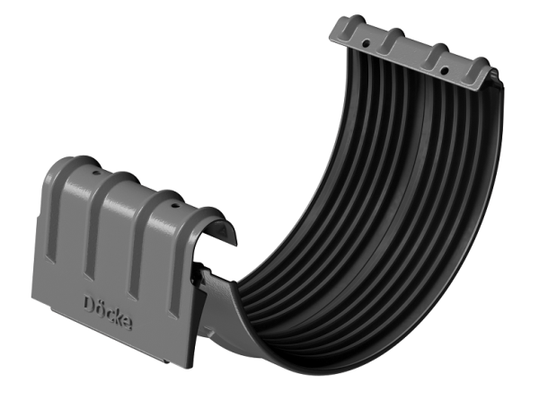 Соединитель желобов D125 Döcke STAL PREMIUM Графит, (RAL 7024) купить в Новотроицке