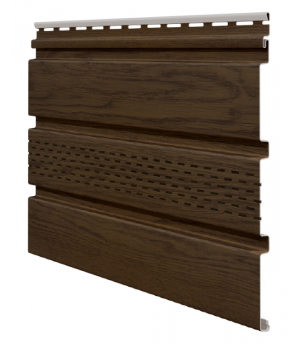 Софит ламинированный VOX NATURE с центральной перфорацией, Орех купить в Новотроицке