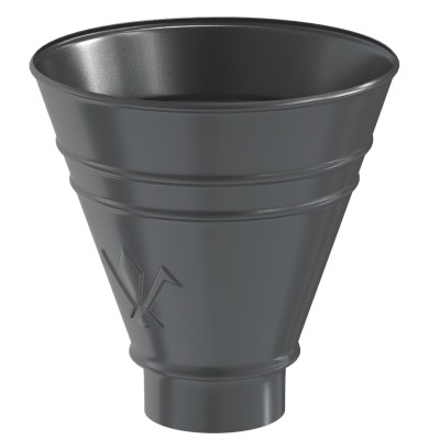 Водосток Aquasistem, система 125x90 - Воронка водосборная круглая RR 23 Маренго