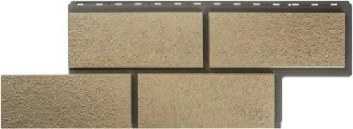 Фасадная панель Альта-Профиль Неаполитанский камень - Слоновая Кость купить в Новотроицке