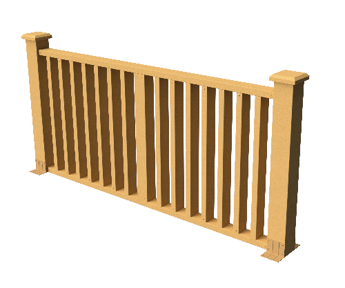 Ограждения декоративное ДПК GRINDERDECO  Риальто песчаник купить в Новотроицке