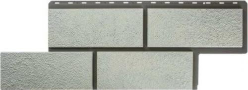 Фасадная панель Альта-Профиль Неаполитанский камень - Белый купить в Новотроицке