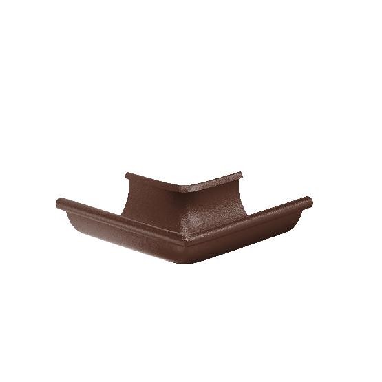 Водосток Aquasistem, Система 150/100 - Угол желоба, наружный 90° RAL 8017 Коричневый matt купить в Новотроицке