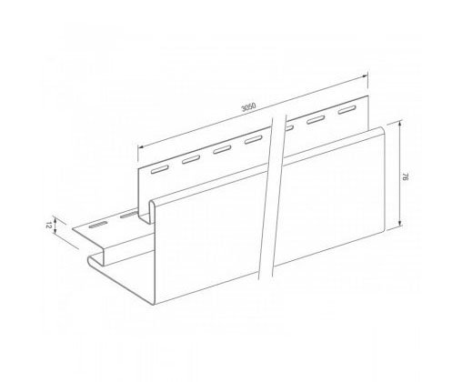 Внешний угол для винилового сайдинга VOX STANDART купить в Новотроицке