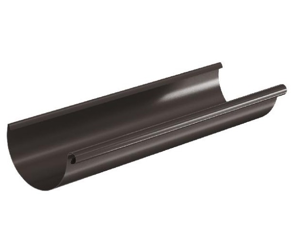 Водосток Aquasistem, система 125x90 - Водосточный желоб 3.00м RR 32 Тёмно-Коричневый купить в Новотроицке