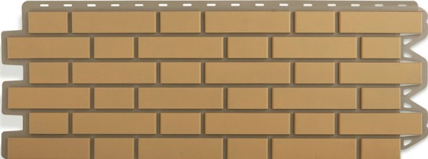 Фасадная панель Альта-Профиль, Кирпич Клинкерный, Бежевый купить в Новотроицке
