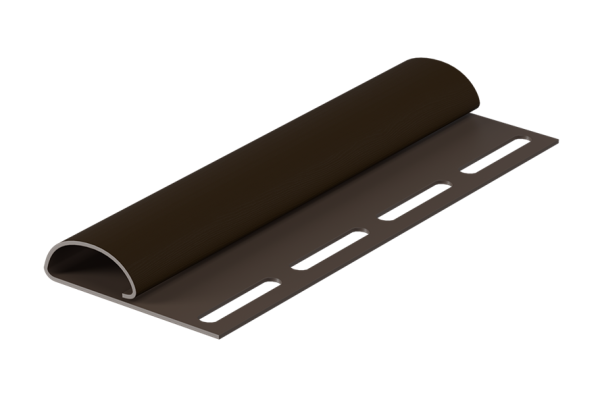 Финишная планка для сайдинга Элит, Коричневая купить в Новотроицке