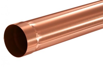 Водосток Aquasistem, система 150/100 - Соединительная труба 1 метр медная