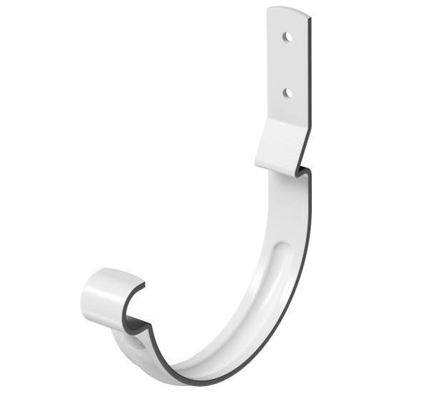 Карнизный крюк короткий D125 (гнутый) Döcke STAL PREMIUM Пломбир, (RAL 9010) купить в Новотроицке