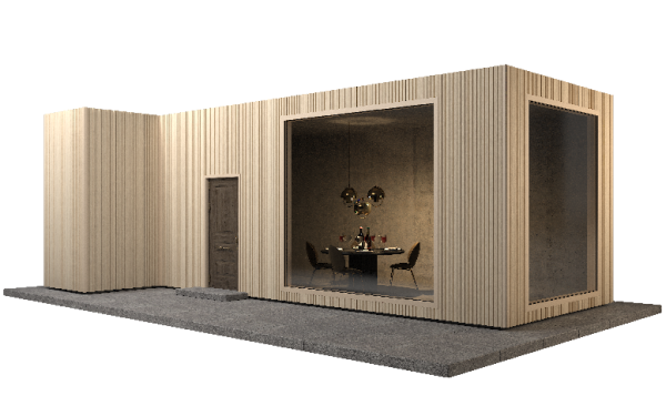 Фасадная панель GRINDERDECO, ДПК,двухсторонняя Выбеленный дуб купить в Новотроицке