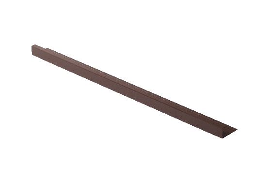 Профиль финишный,алюминиевый, бурый купить в Новотроицке