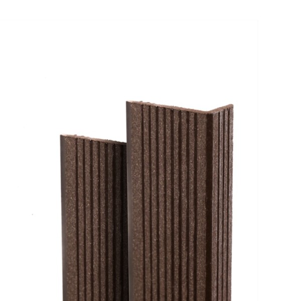 Угол торцевой Ecodecking Техно 70х35x3000 Шоколад купить в Новотроицке