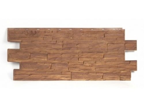 Фасадная панель T-Сайдинг-Альпийская сказка ЭКО-2 Орех купить в Новотроицке