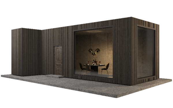 Фасадная панель GRINDERDECO, ДПК,двухсторонняя Венге купить в Новотроицке