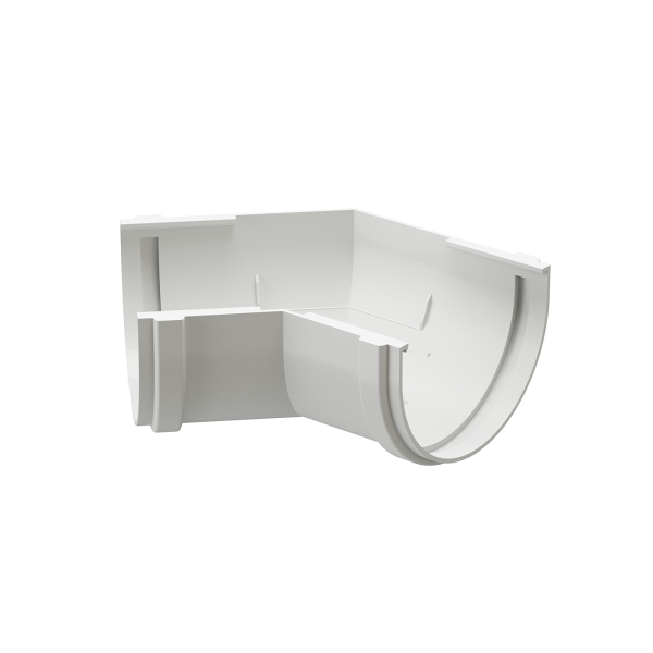 Угол желоба универсал 135˚ Docke Premium ПВХ - Пломбир купить в Новотроицке