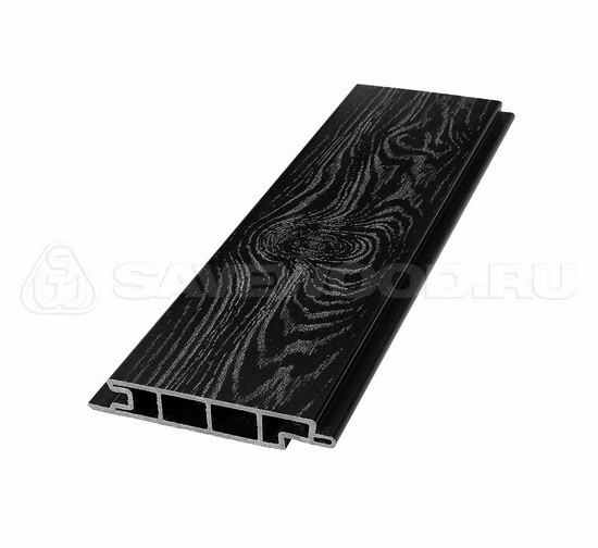 Террасная доска из ДПК SW Padus тангенциальный распил «SaveWood» черный купить в Новотроицке