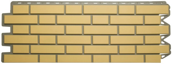 Фасадная панель Альта-Профиль, Кирпич Клинкерный, Желтый купить в Новотроицке