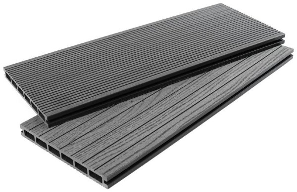 Террасная доска ДПК - ДеревоПласт- DP Standart+ графит купить в Новотроицке