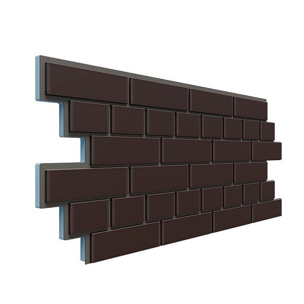 Фасадная термопанель Доломит кирпич 20мм Коричневый купить в Новотроицке