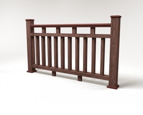 Ограждение из ДПК FG8 шоколад купить в Новотроицке