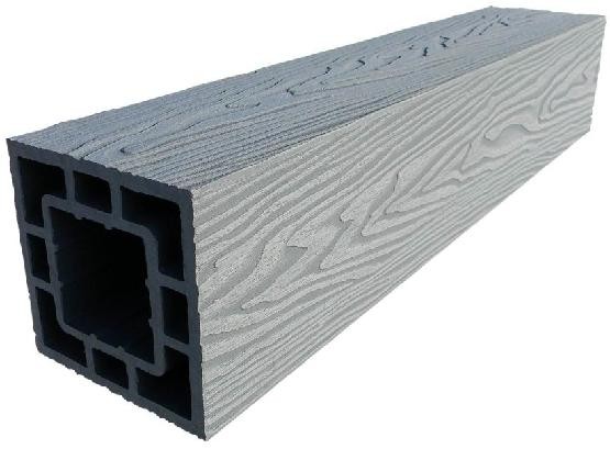 Столб опорный ДПК 3D GardenParkett фактура дерева Серый купить в Новотроицке