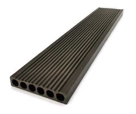 Заборный профиль NanoWood Темно-коричневый купить в Новотроицке