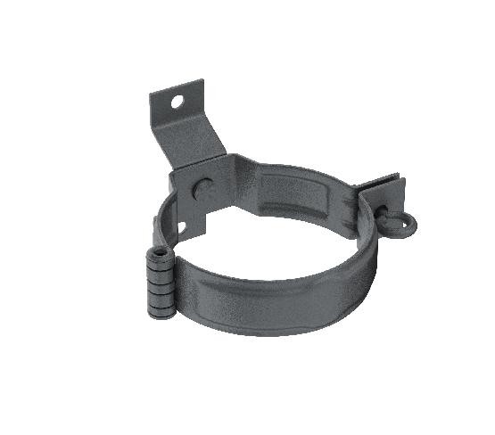 Водосток Aquasistem, Система 150/100 - Декоративный хомут трубы под дерево с комплектом крепления RR 23 Маренго matt купить в Новотроицке