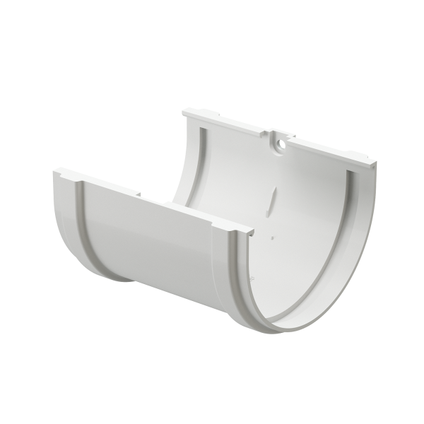 Соединитель желоба Docke Premium ПВХ - Пломбир купить в Новотроицке