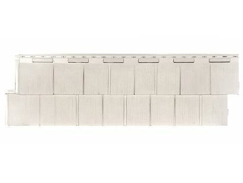 Фасадная панель T-Сайдинг-Щепа пихта ЭКО-1 Белый купить в Новотроицке