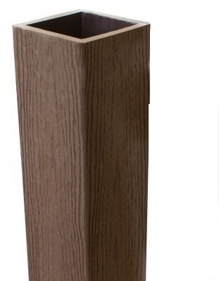 Столб опорный Woodvex Co-Extrusion Темно - Коричневый купить в Новотроицке