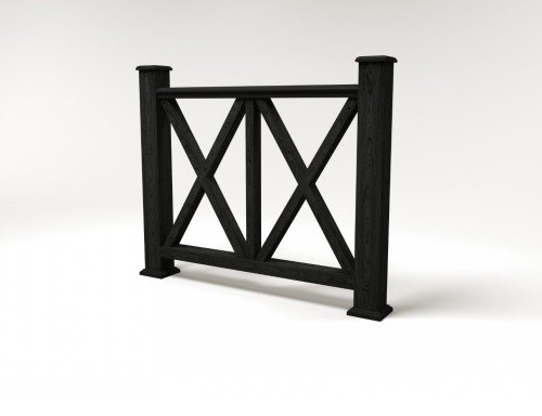 Ограждение из ДПК FG7 кварц купить в Новотроицке