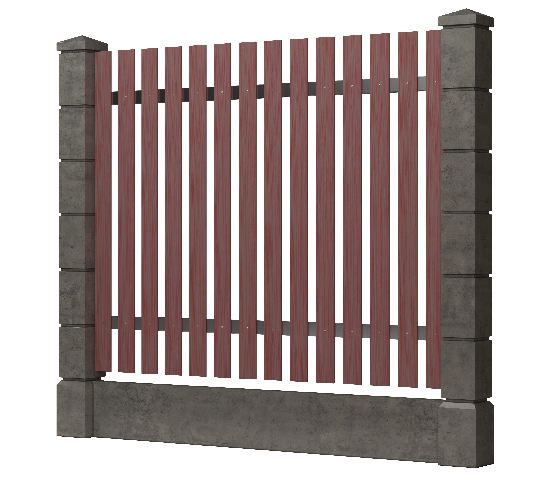 Заборная доска GRINDERDECO, ДПК, шлифованная Мербау купить в Новотроицке