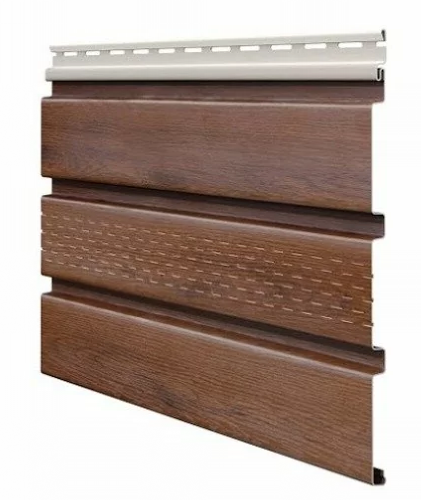 Софит ламинированный VOX UNICOLOR с центральной перфорацией, Коричневый купить в Новотроицке