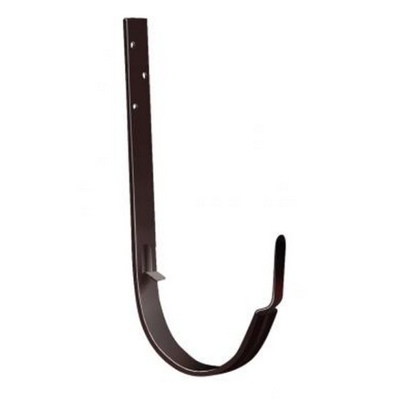 Водосток Grand Line 125x90 – Кронштейн длинный RAL 8017 купить в Новотроицке